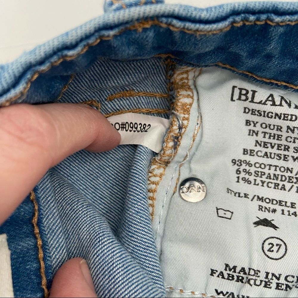 Blank NYC Classique Skinny distressed jeans 27 - Picture 7 of 11